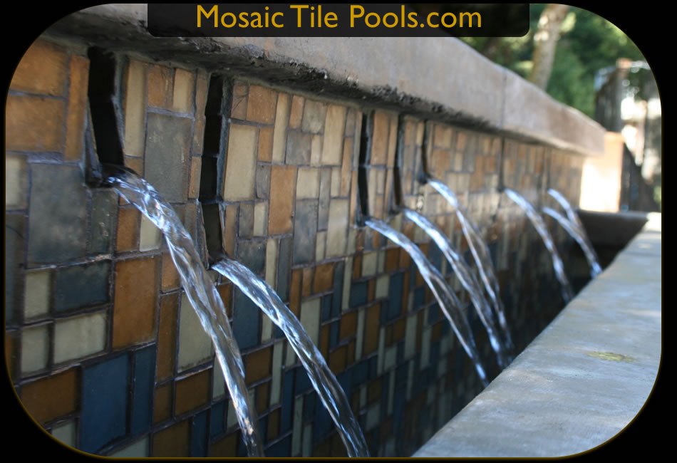 Mosaic Tile Pools, Custom Swimming Pool by International Pool Designer